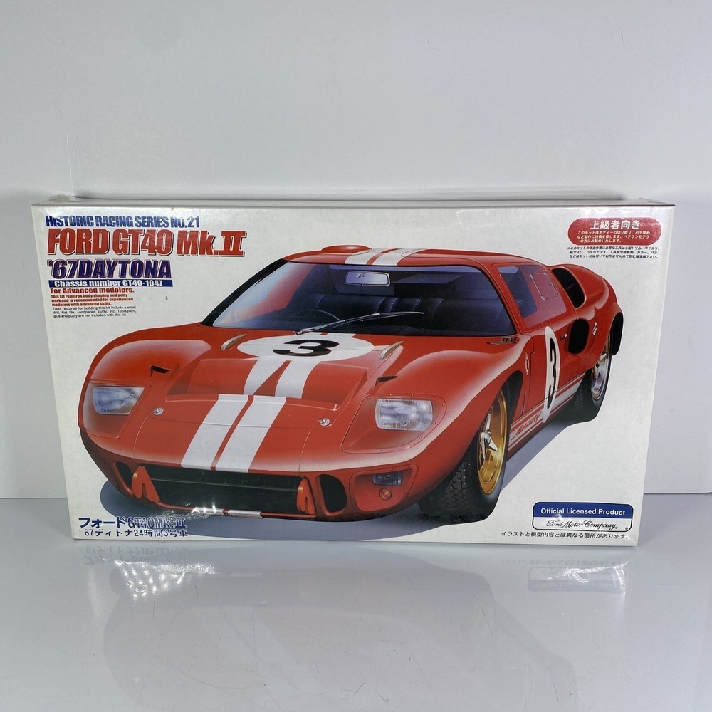 Fujimi Ford GT40 Mk II 67 Daytona Historic Racing 1/24 Scale Sealed Hobby Model‎